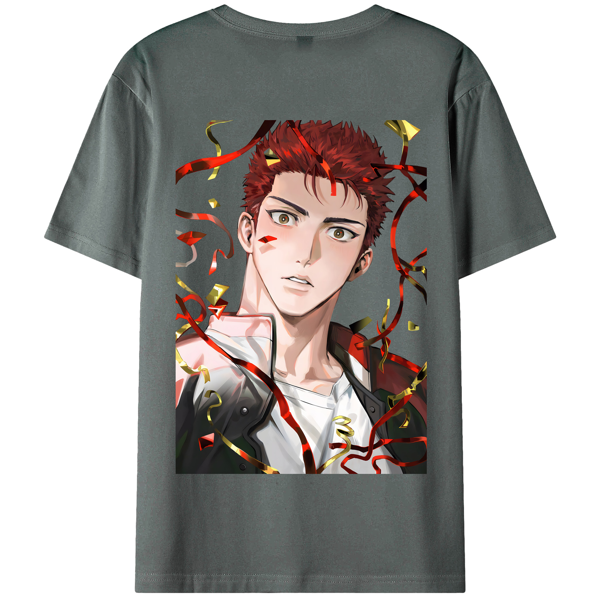SLAM DUNK／スラムダンク 綿100％半袖Tシャツ（背面プリント）